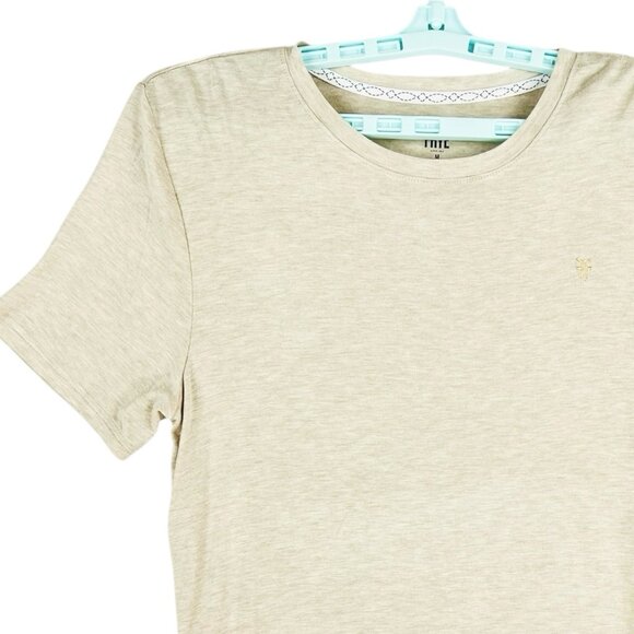 NWT FRYE Men Ultrasoft Modal Blend Sand Stretch Premium Sleepwear T-shirt Size M - Picture 3 of 10